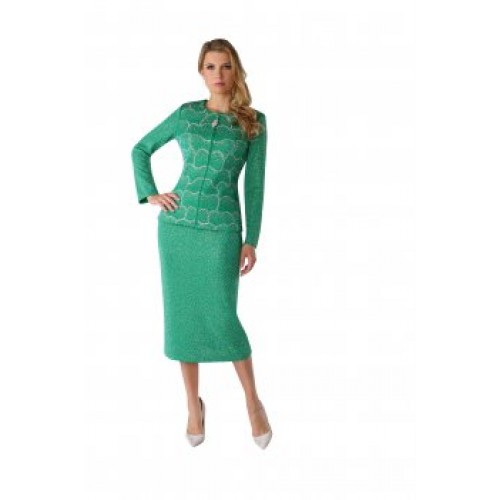 Tally Taylor 7248 Knit Suit 